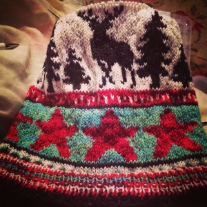 1950s inspired Christmas Toque